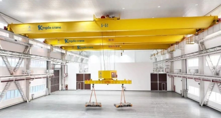 six down-rotating trolley overhead crane with hanging beam